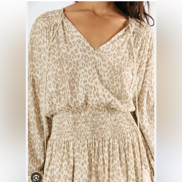 NWT Girl in the Sun Lush Life Leopard Print Mini Dress women size Medium - Picture 6 of 11